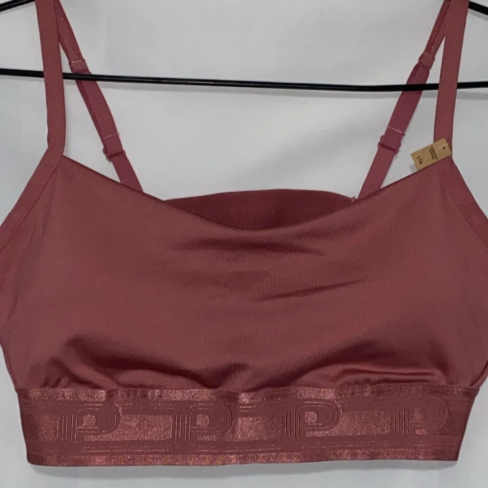 PINK Victoria's Secret Women's Intimates SPORTS‎ BRA - MAUVE SIZE Large